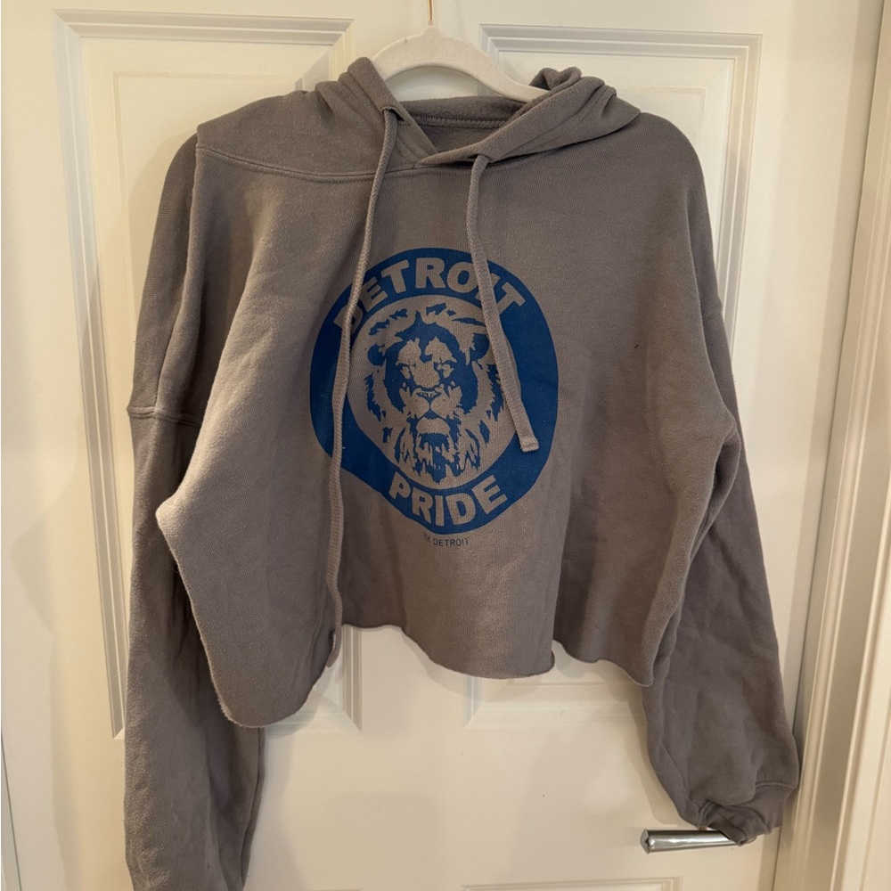 Detroit Lions/Pride Cropped Sweatshirt
